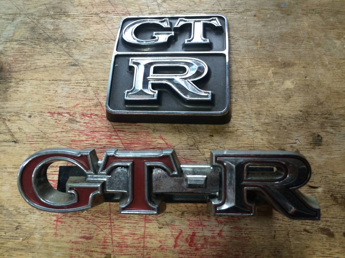 エンブレム ハコスカ GT-R 前後セット スカイライン ハコスカGT 旧 改 