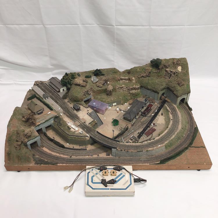 Nゲージジオラマ 鉄道模型 ジオラマ/Nゲージ 昭和 レトロ R☆ Nゲージ⁄鉄道模型昭和の駅