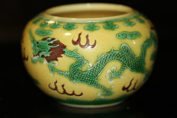  中国清時代 大清康煕年製 龍に鳳凰図 鉢 文房 道具(清)｜売買されたオークション情報、yahooの商品情報をアーカイブ公開 - オークファン 清