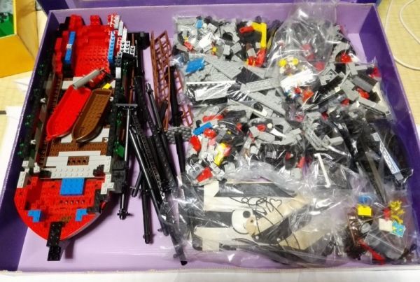レゴ　LEGO ジャンク　6286   ダークシャーク2世号　パイレーツ　海賊船 レゴ