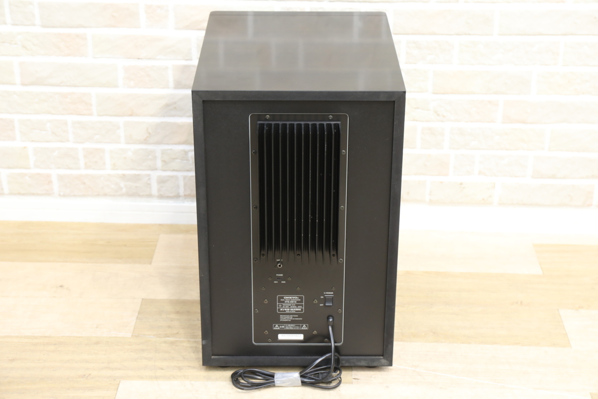 C3080】☆ONKYO☆スーパーウーハー☆デュアルドライブ☆HTS-SW10