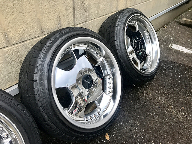 work ユーロラインDH メッキホイール18インチ