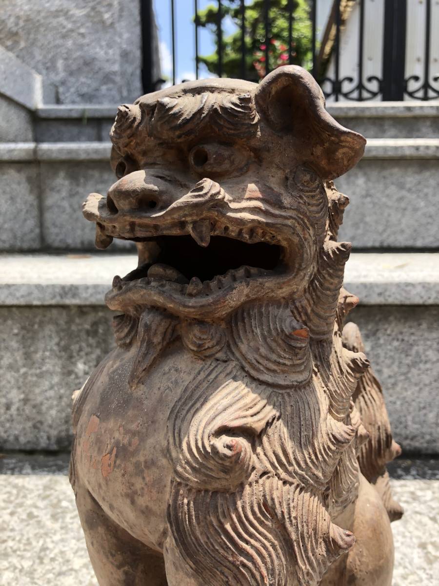 激安大特価，最新作 琉球 シーサー 獅子 置物(壺屋)｜売買されたオークション情報、yahooの商品情報をアーカイブ公開 - オークファン 壺屋