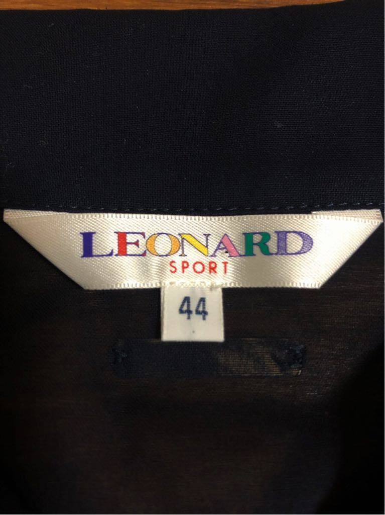 百貨店購入 大人の魅力 高級 LEONARD レオナール 花柄 シースルー