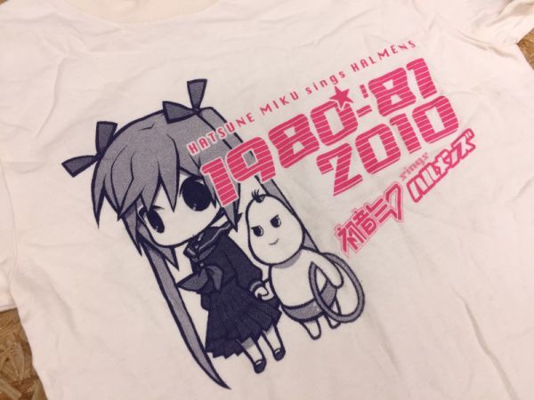 送料240円 Cospa コスパ 半袖tシャツ レディース 綿100 初音ミク ハルメンズ 1980 81 10 Xs アイボリー イラスト キャラクター 売買されたオークション情報 Yahooの商品情報をアーカイブ公開 オークファン Aucfan Com