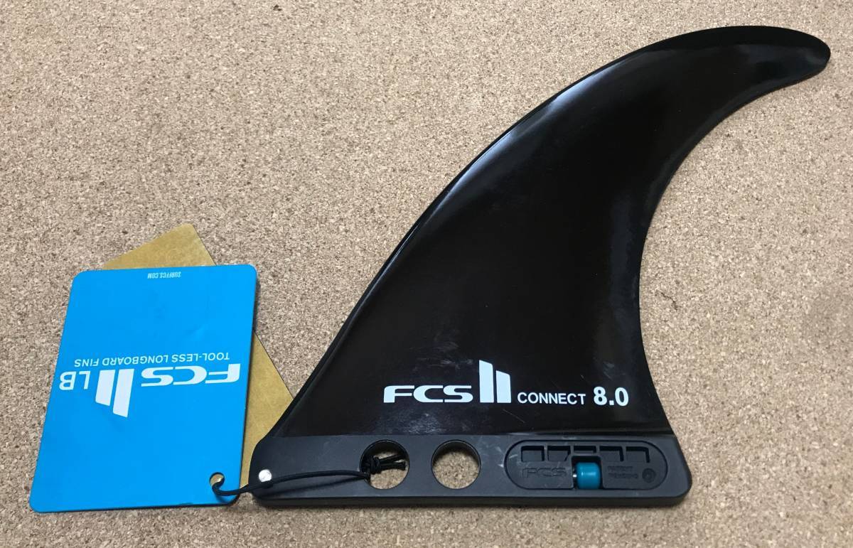 新品 FCS2 CONNECT 8.0 黒 GLASS FLEX センターフィン ロングボード