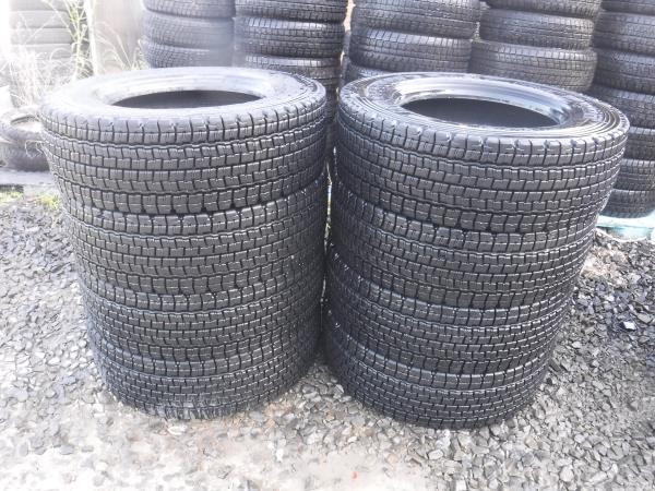 送料無料●9分山 8本 ブリヂストン 245/70R19.5 136/134 LT W990 19.5インチ●23832