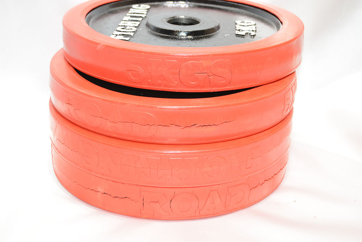全国無料，品質保証 ☆ FIGHTING 5kg 4枚 ダンベル プレート 合計20kg