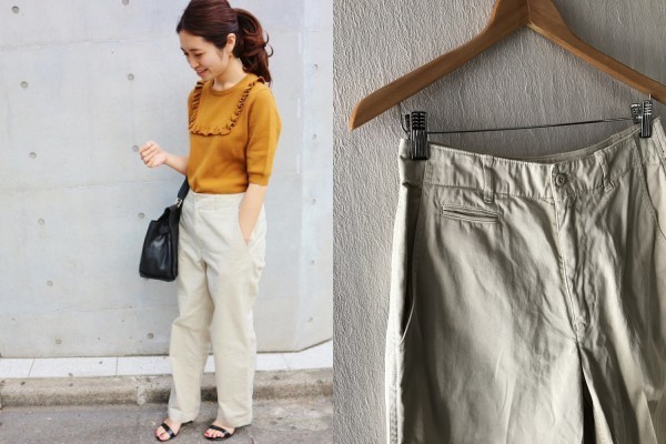 Iena イエナ 50s モデル チノパン ナチュラル 17 38 トップス 売買されたオークション情報 Yahooの商品情報をアーカイブ公開 オークファン Aucfan Com