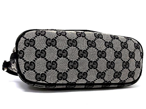 1円 □美品□ GUCCI グッチ 039・1103 2122 ロゴ GGキャンバス×レザー