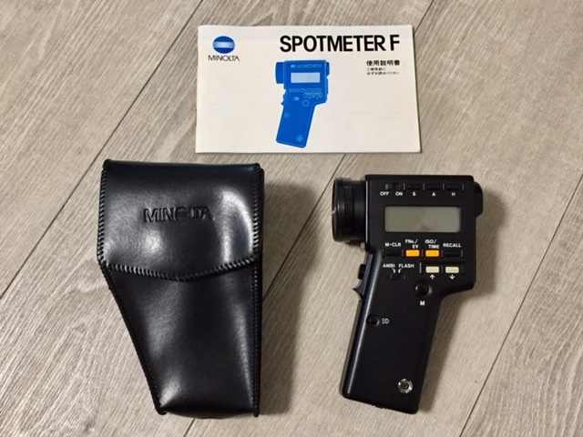 MINOLTA ミノルタ スポットメーターF 中古完動品（測光調整済）