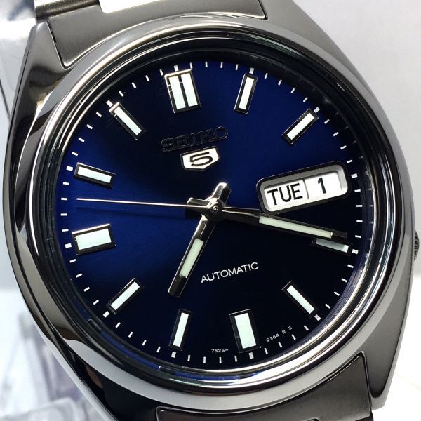 新品 正規品【SEIKO セイコー5】アナログ 自動巻き 腕時計 メンズ 時計