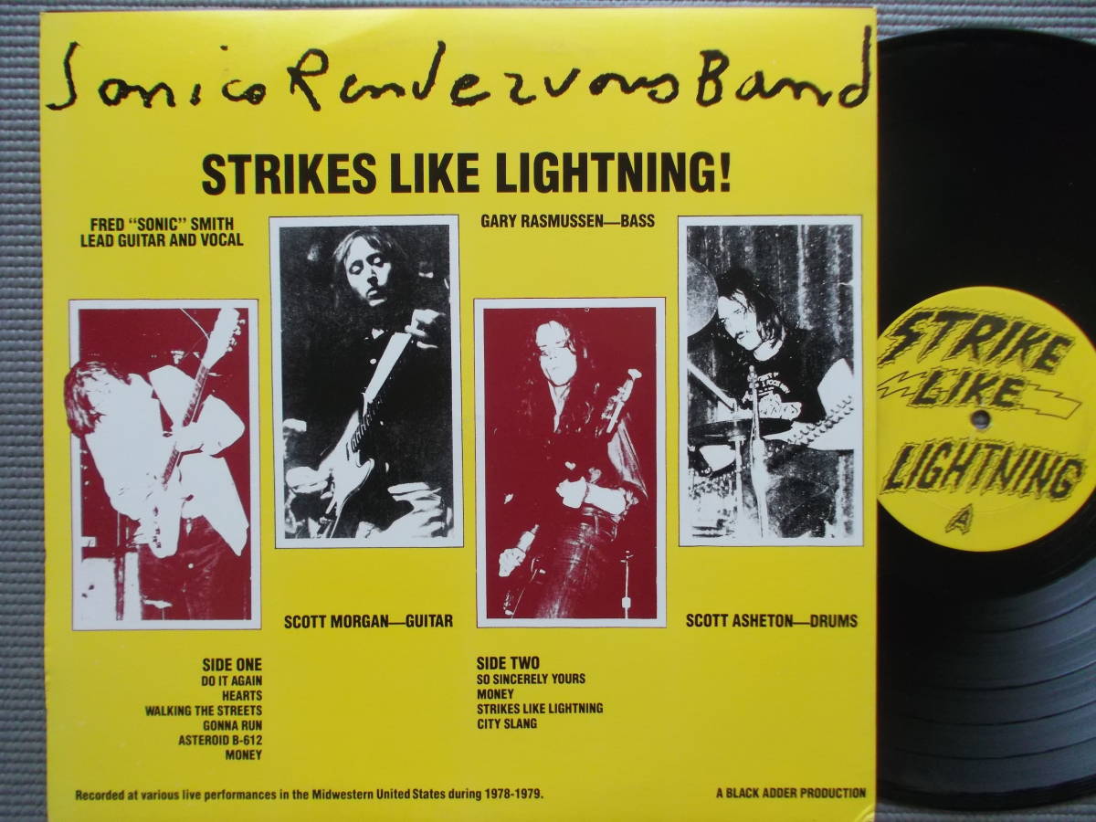 SONIC'S RENDEZVOUS BAND STRIKES LIKE LIGHTNING! MC5 FRED SMITH