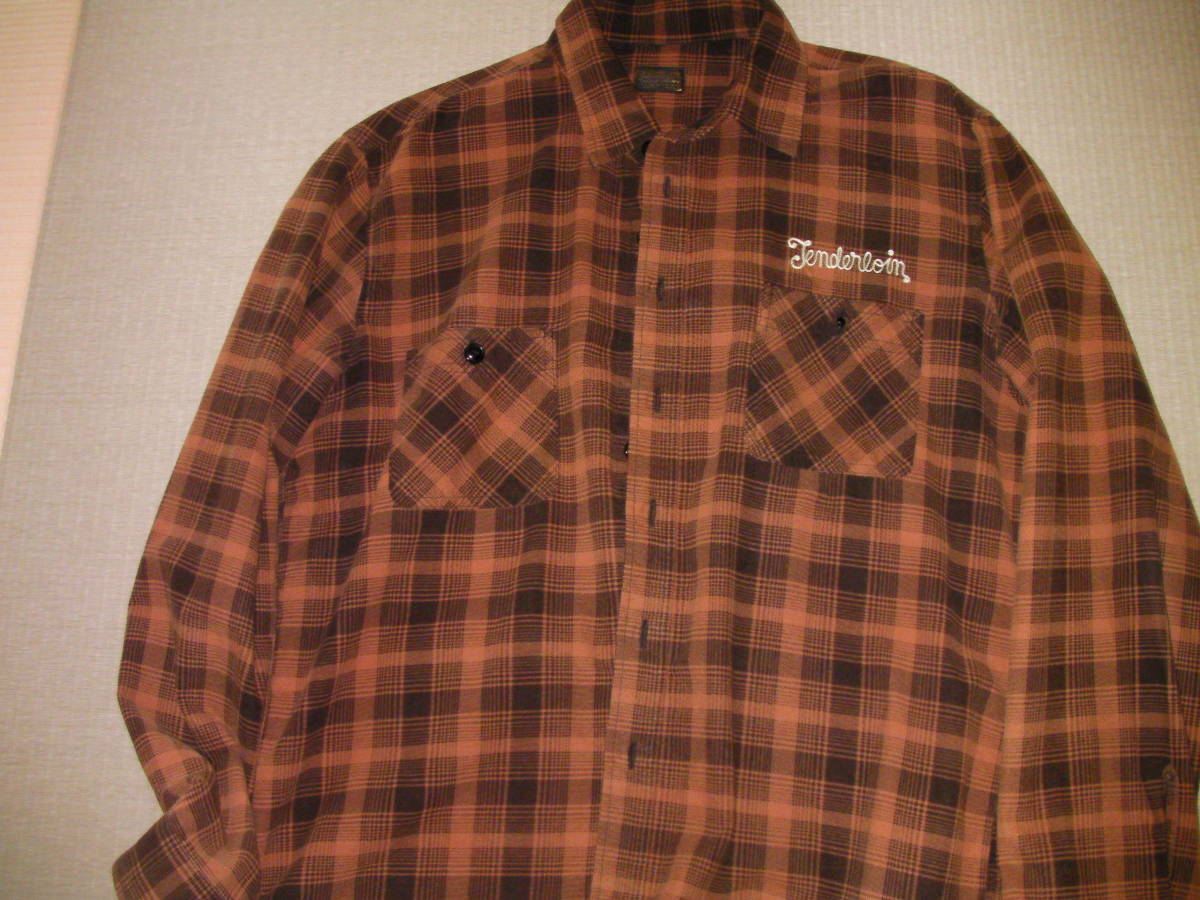 TENDERLOIN テンダーロイン チェック シャツ CHECK ウール SHT 