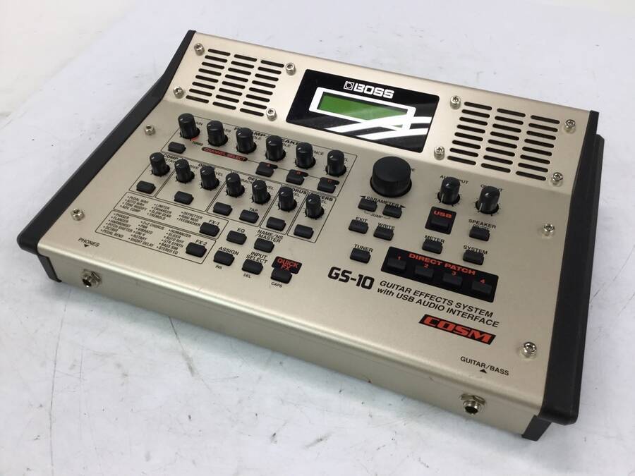 ​【希少セット】BOSS GS-10 ギターエフェクトシステム純正アダプター付属 GS-10 BOSS ⁄ Roland Guitar Effects USB Audio Interface ＋＋STUDIO
