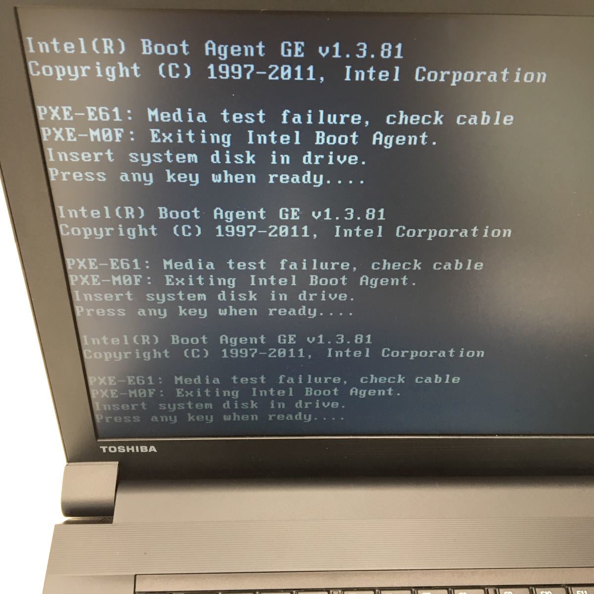 TOSHIBA Dynabook B453/J Windows8 Pro/Intel inside ノートパソコン