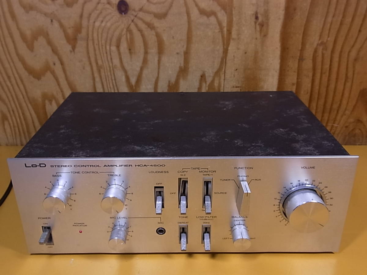 □L/366☆ローディ Lo-D☆ステレオコントロールアンプ☆HCA-4500