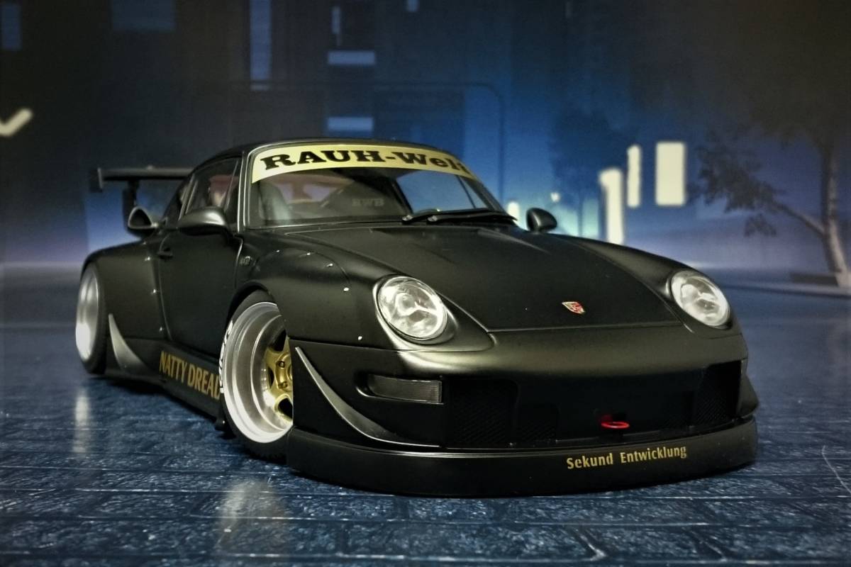 開封美品 AUTOart オートアート 1/18 RWB 993 マットブラック 【公式通販】