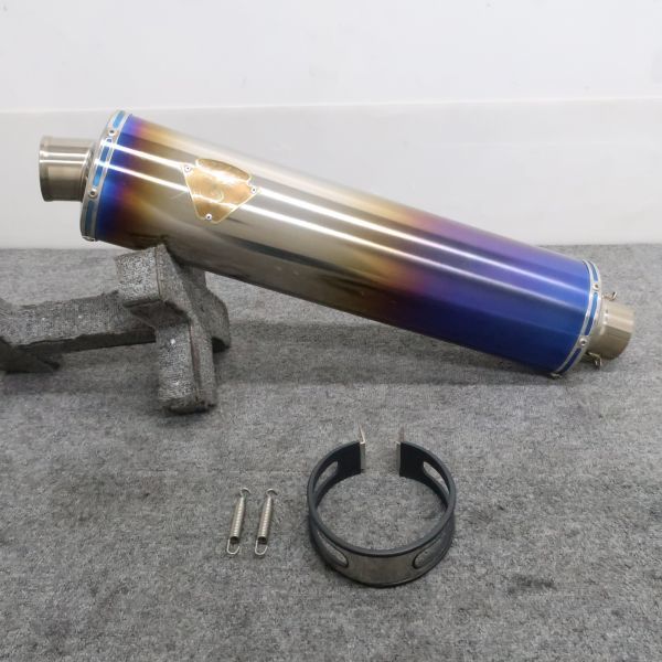 ▽ 汎用 60.5 アールズギア チタン サイレンサー スリップオン ▽ 汎用 60.5 アールズギア チタン サイレンサー スリップオン