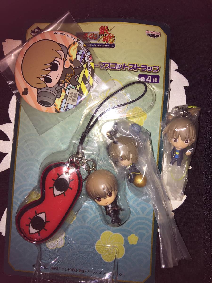 銀魂 沖田総悟 お誕生日限定ブロマイド ガラポン クリアイラストシート グッズセット 新品未使用 真選組 缶バッジ 非売品 最安値挑戦 グッズセット