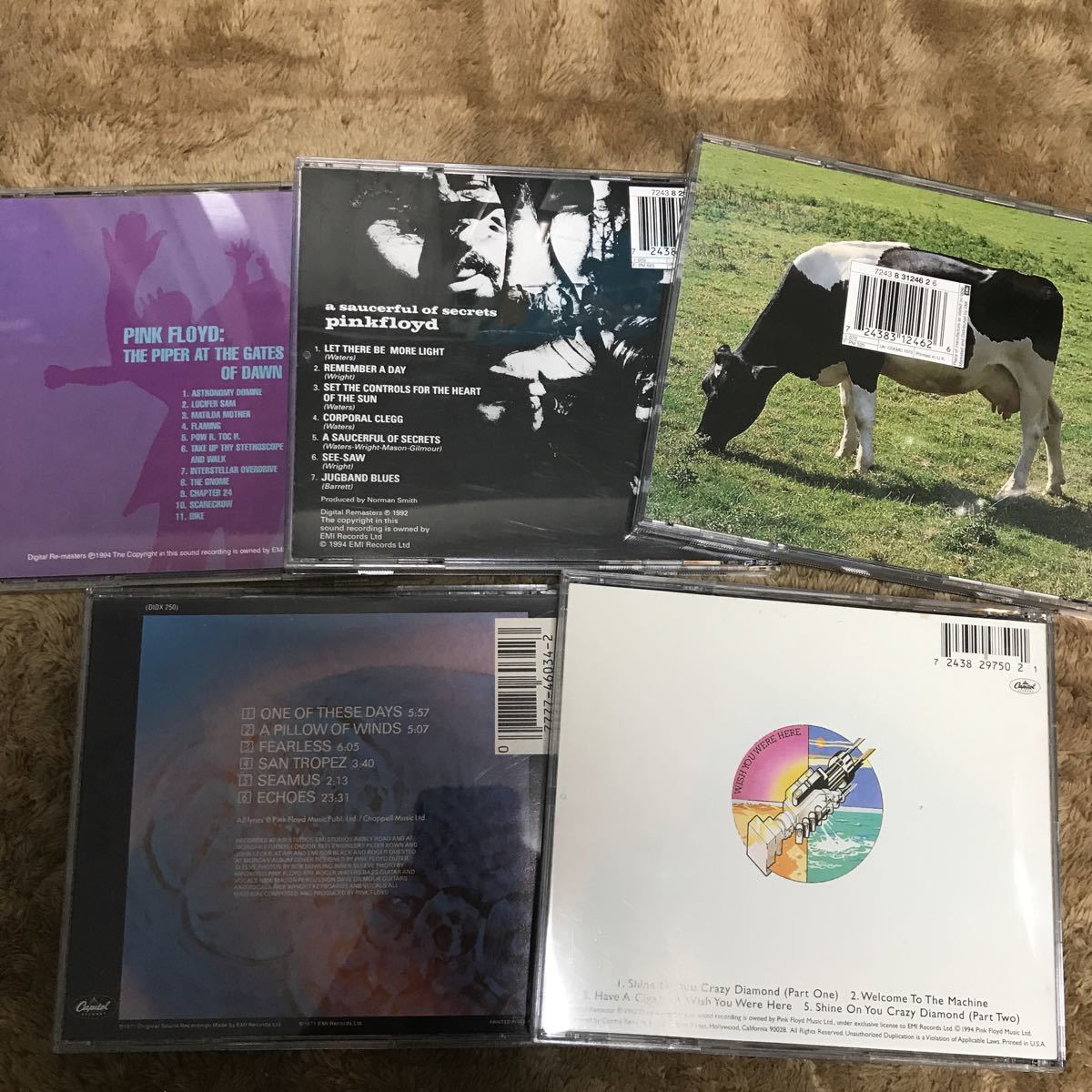 Pink Floyd : - ピンク・フロイド 8-Tracks 紙ジャケットCD8枚セット 