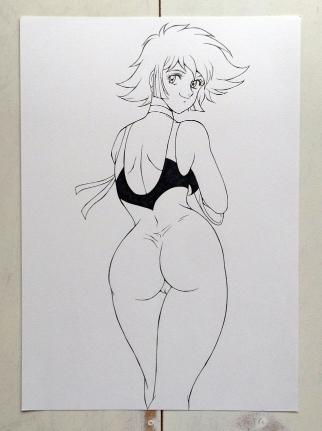 キューティーハニー イラスト2 リーバイス渡辺 イラスト原画 手描きイラスト 売買されたオークション情報 Yahooの商品情報をアーカイブ公開 オークファン Aucfan Com