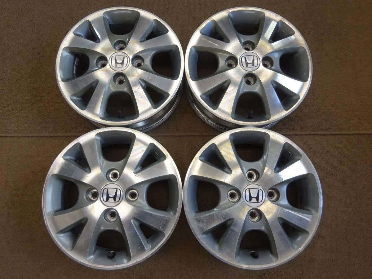 13インチ 純正 4J スチールホイール ☆ホンダ ホンダ PCD100 4穴 鉄 