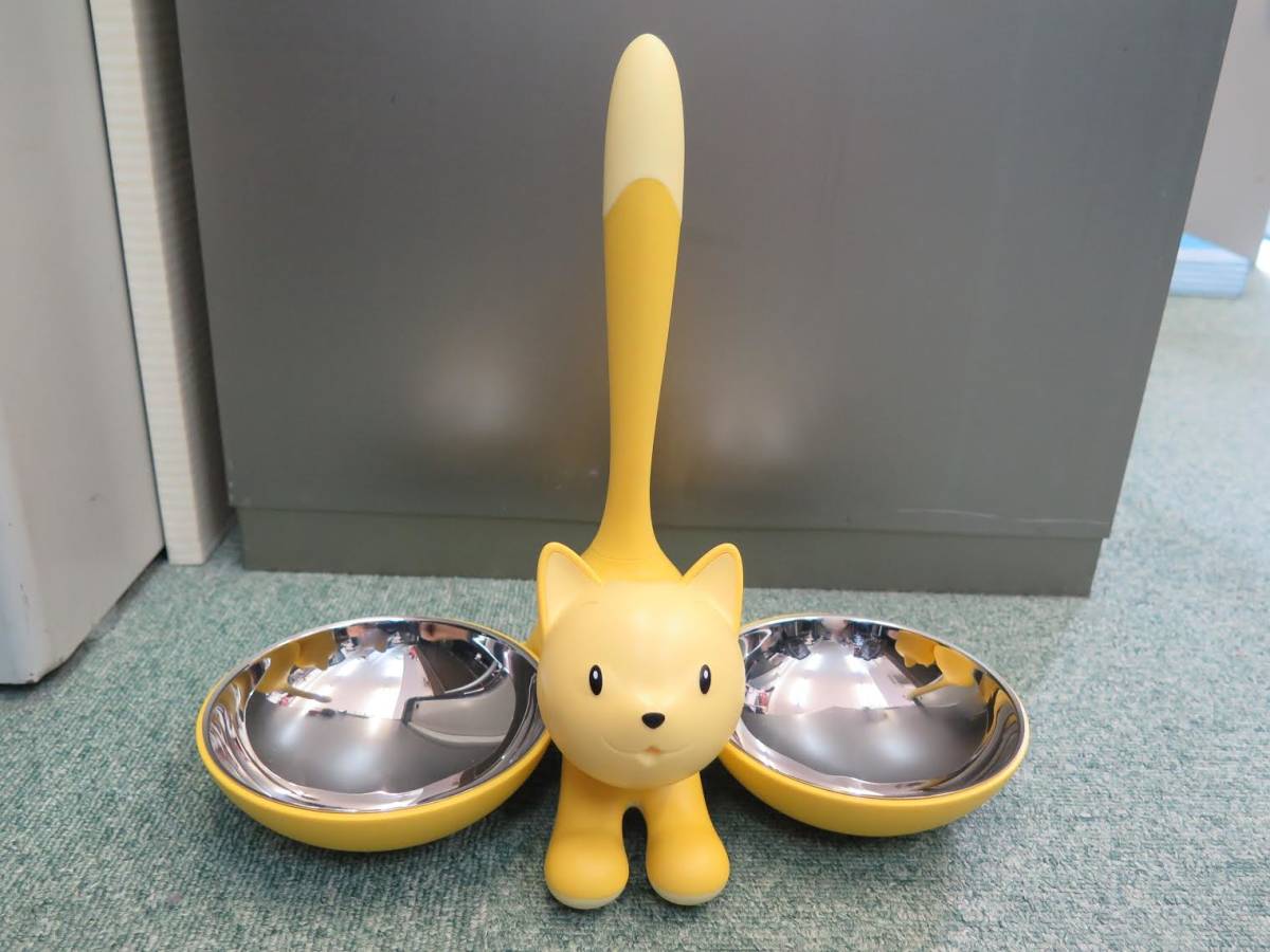ALESSI アレッシィ TIGRITO キャットボウル イエロー 未使用 猫 2万円