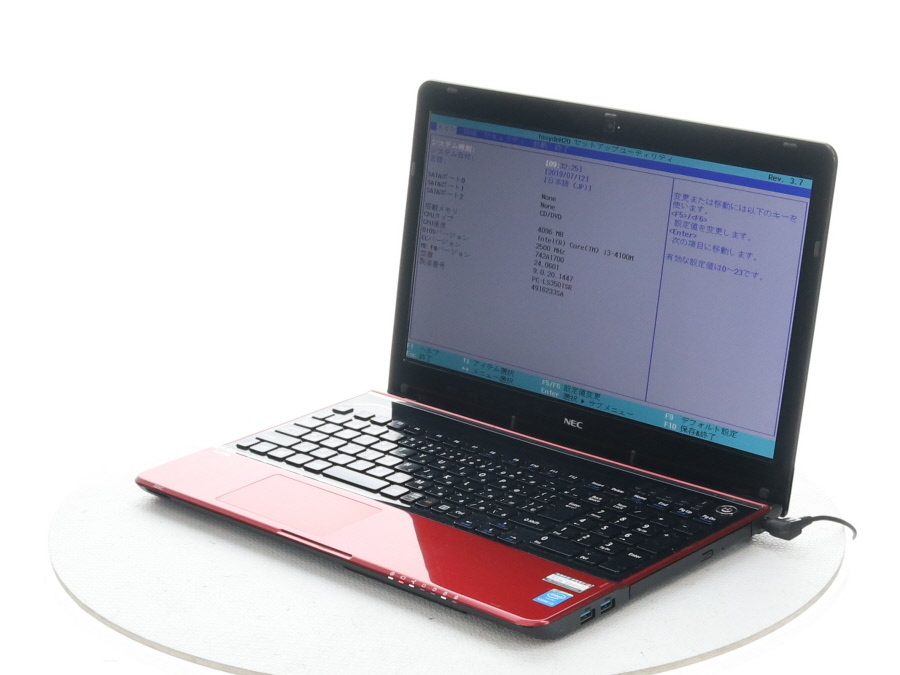15.6型ノートPC NEC LaVie S LS350⁄T NEC LaVie S LS350⁄R レッド ノート