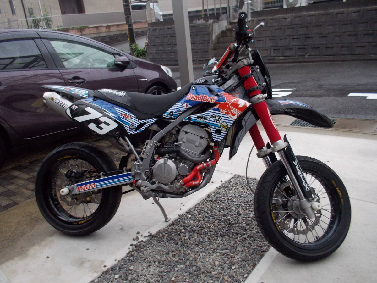 ☆不動車 モタード KAWASAKI カワサキ Dトラッカー 03 KLX250 カスタム 