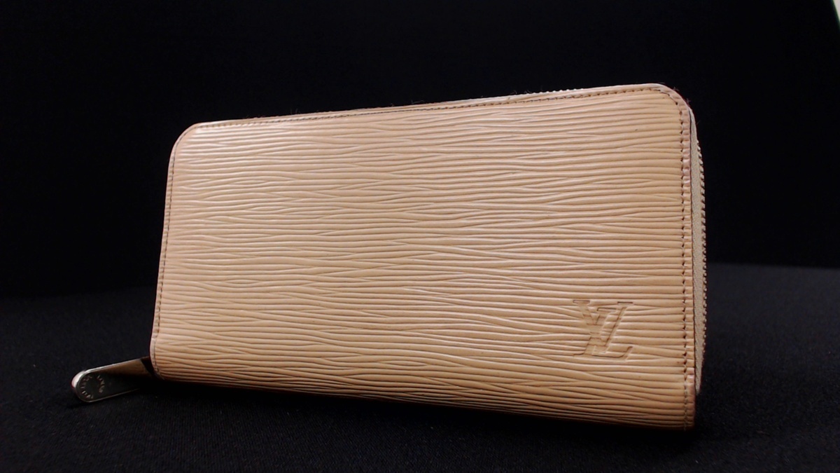 1円美品☆ヴィトン☆エピ 　新型ジッピーウォレット　ベージュ　M61860【LOUIS VUITTON】