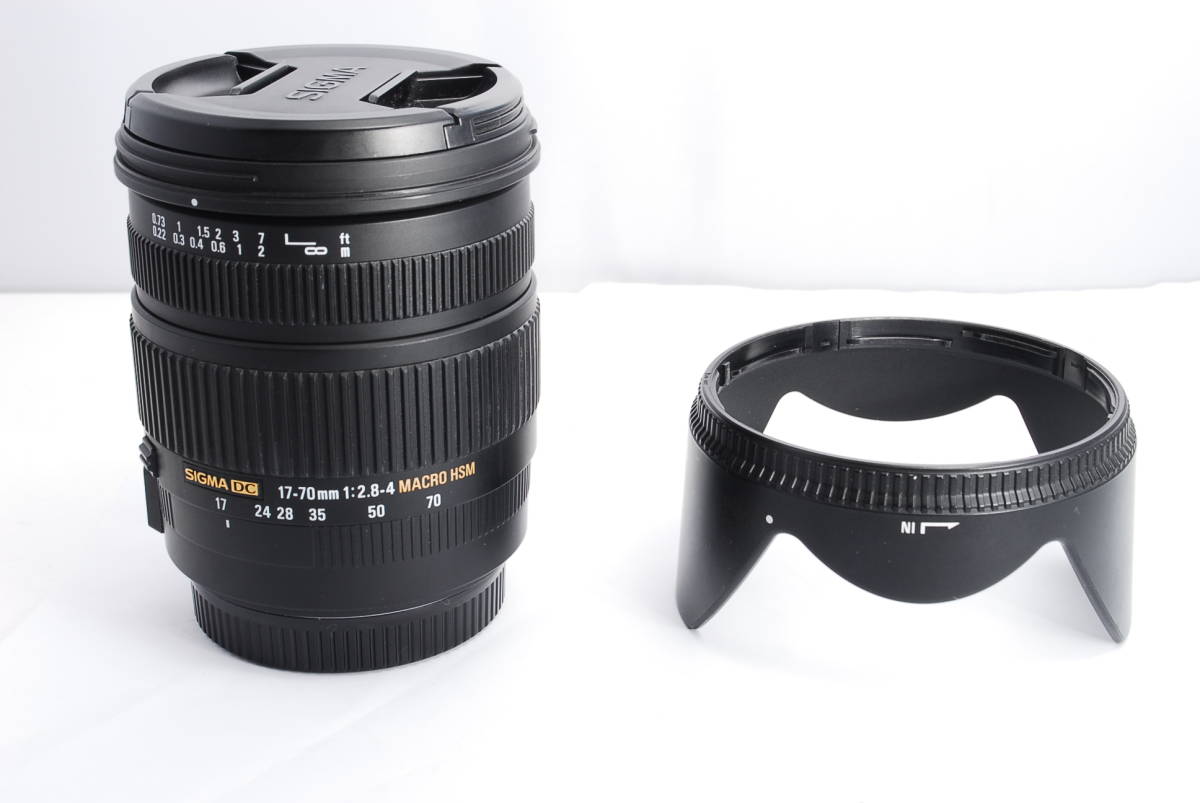 〓フード付の人気レンズ〓SIGMA シグマ 17-70mm F2.8-4 DC MACRO OS 