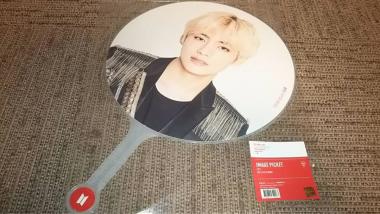 V テテ テヒョン 防弾少年団 BTS 団扇 うちわ IMAGE PICKET うちわ 