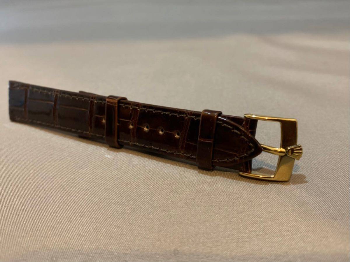 ロレックス ROLEX 純正 ワニ革ベルト 0 K18 尾錠 -ロレックス 2026年