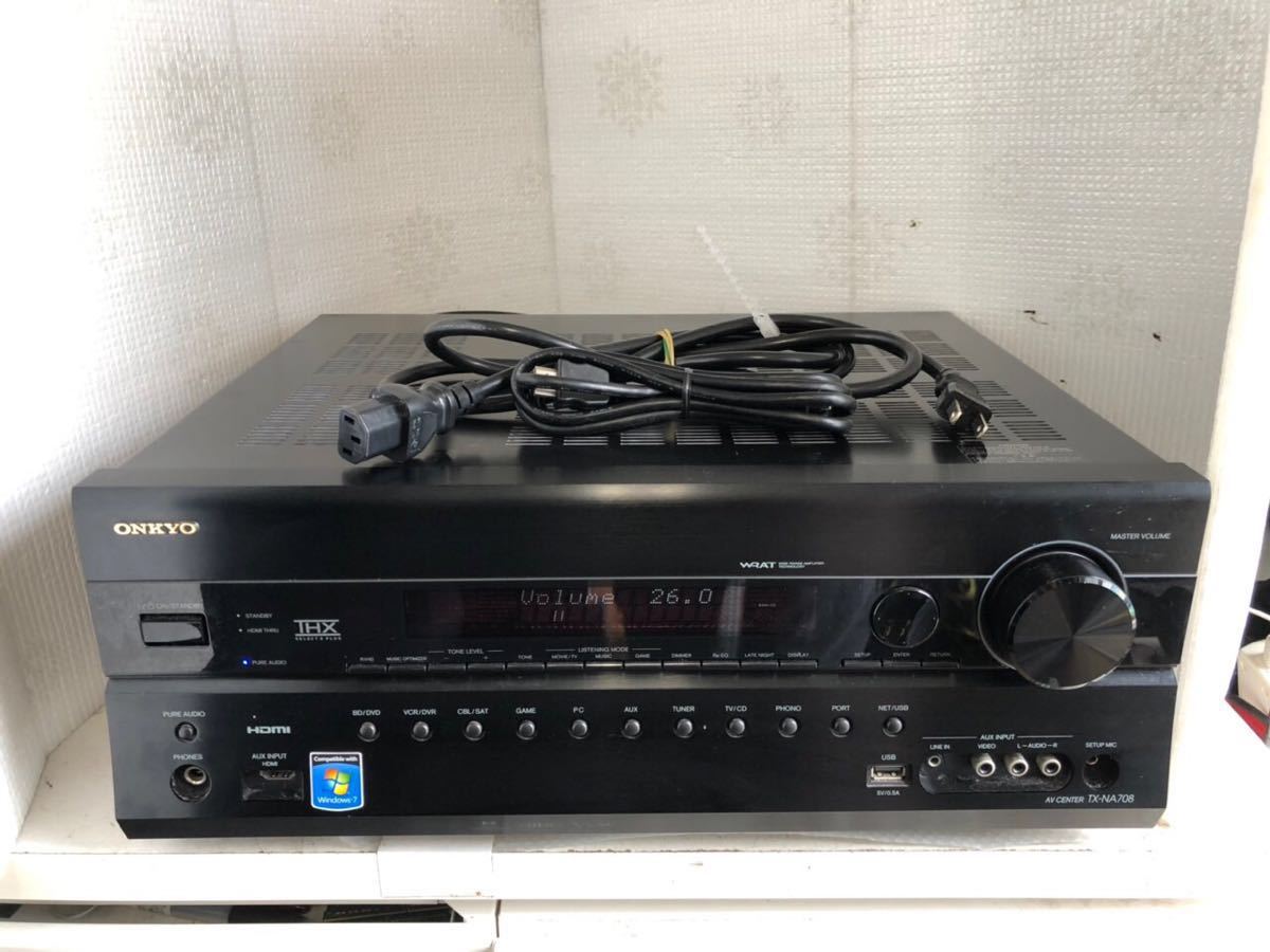 ONKYO TX-NA708 AVアンプ オンキョー - W5193 オーディオ機器