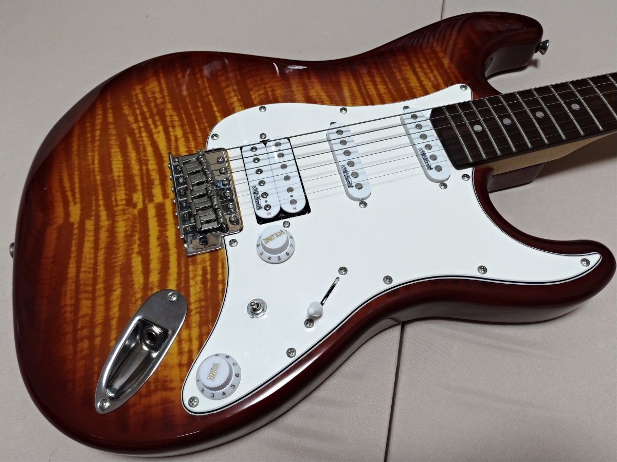 ☆BUSKER'S BST-2H/FM 2TS ストラトタイプギター☆ BUSKER'S BST