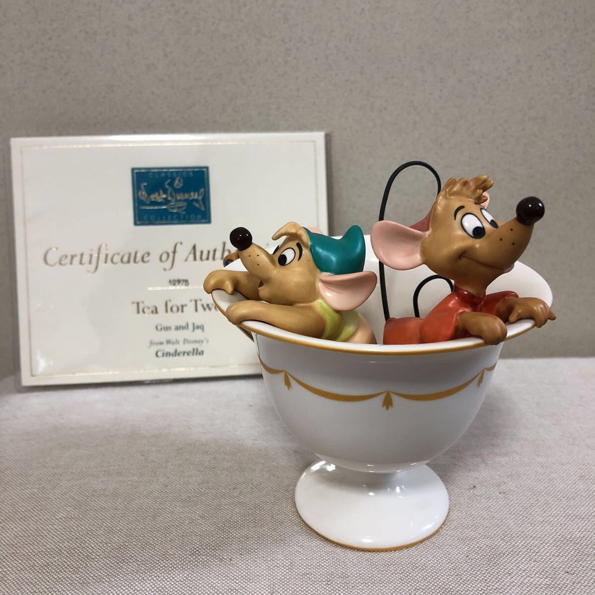 WDCC シンデレラ Tea ディズニー for Two ジャック ガス ウォルト 公式 