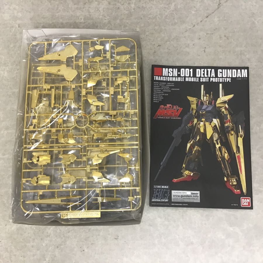 バンダイ HG 1/144 デルタガンダム ゴールドメッキ仕様 ゲルググ