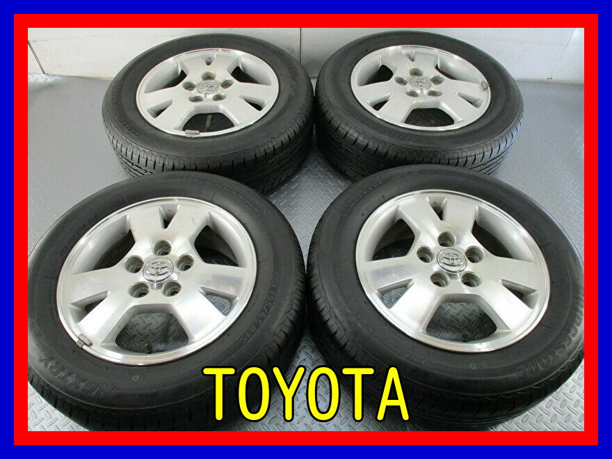□中古タイヤホイール□ TOYOTA ノア 純正 15インチ 6J +50 5H 114.3