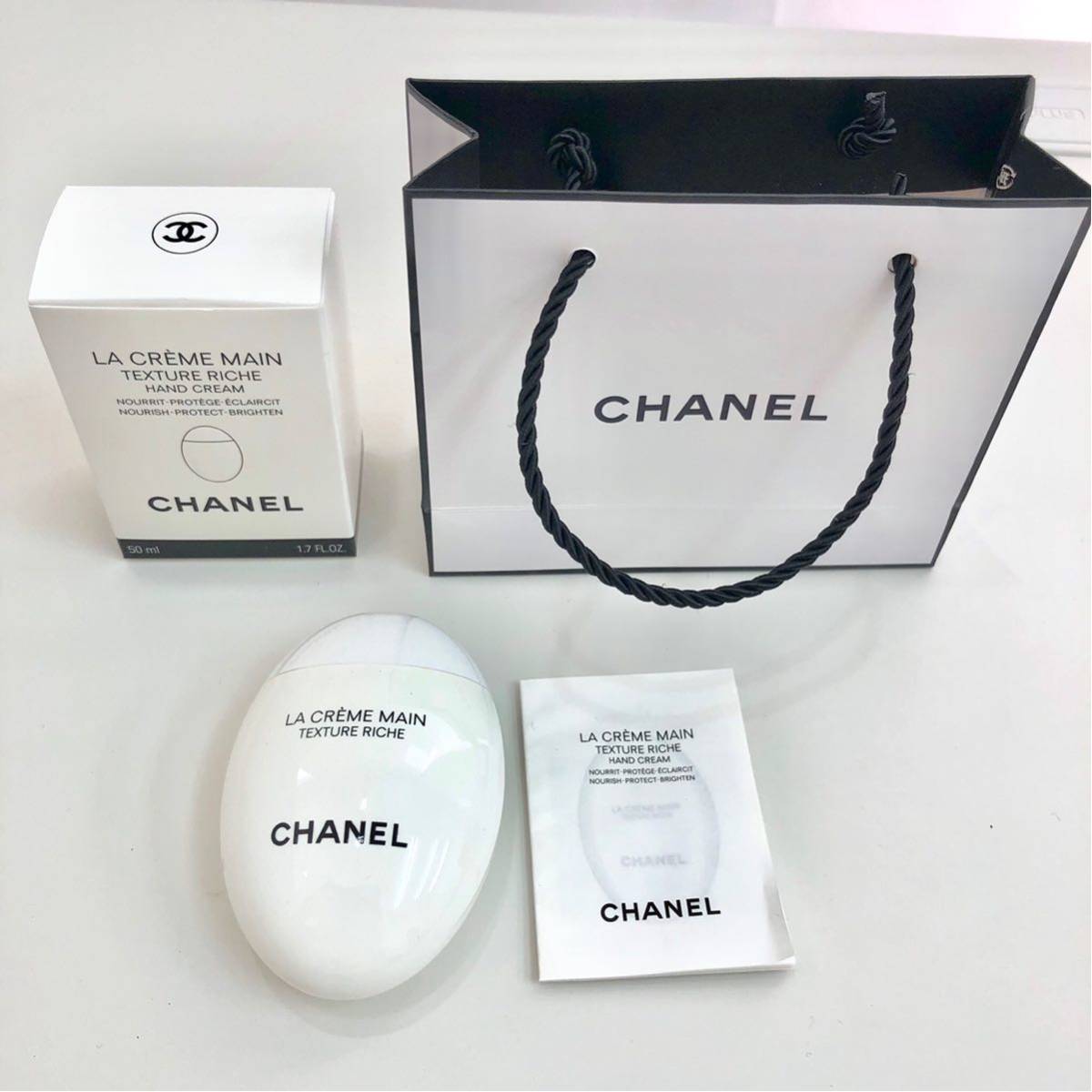 新品 未使用 CHANEL シャネル ハンドクリーム ラクレームマン リッシュ