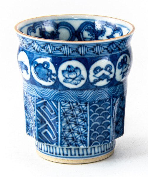 送料無料，人気 川瀬満之 祥瑞 湯呑 染付 京焼 茶道具 1客 茶器 初代 川瀬竹春の次男 日本工芸会正会員(湯呑み、カップ)｜売買されたオークション情報、yahooの商品情報をアーカイブ公開 - オークファン 京焼