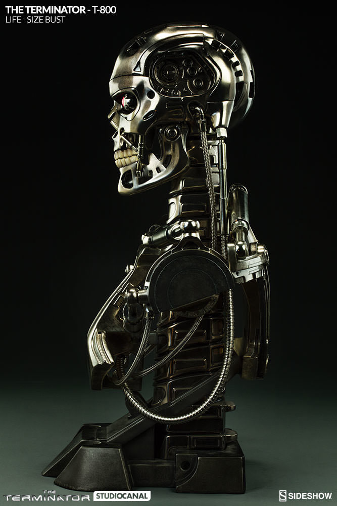 玩具模型】SIDESHOW LIFE-SIZE BUST TERMINATOR T-800 サイドショウ