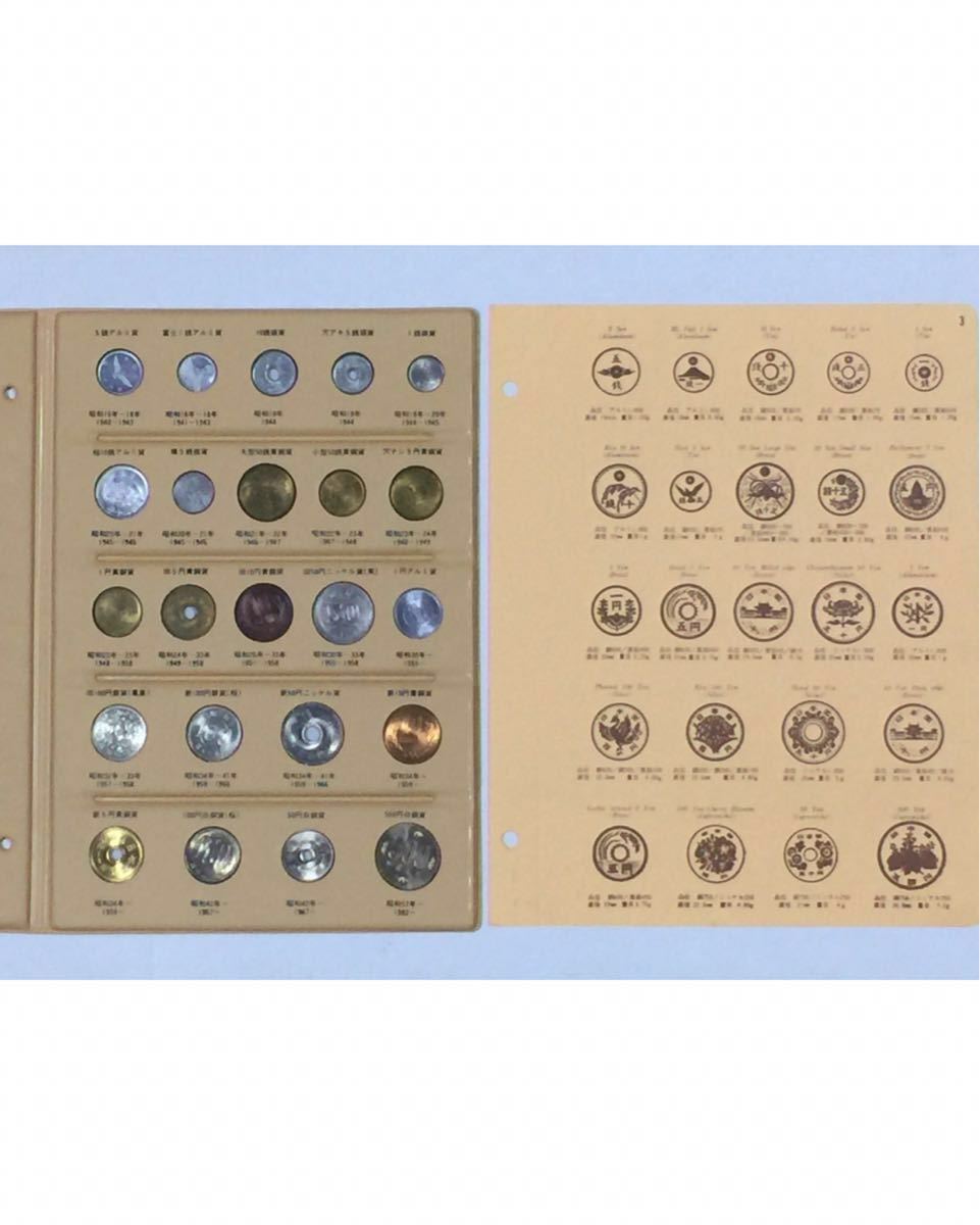 上品】綺麗な昭和の近代・現行貨幣 テージー製コインアルバム 1ページ☆昭和