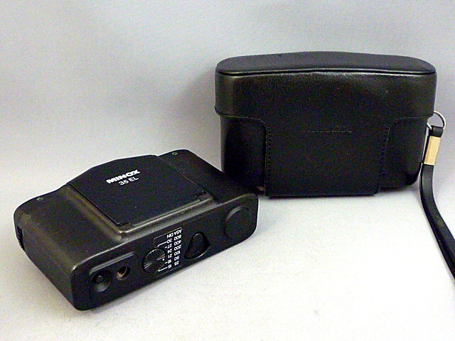 ◎ミノックス MINOX 35 EL Color-Minotar2.8/35 良品 革ケース付 1974