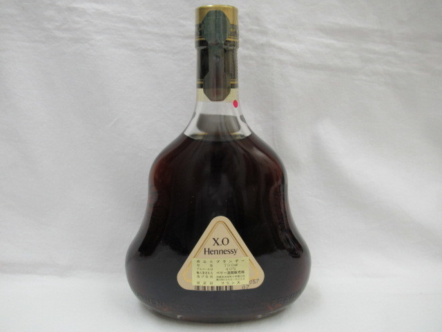 未開栓 古酒 ジャズ ヘネシー XO 700ml 40% 金キャップ クリアボトル