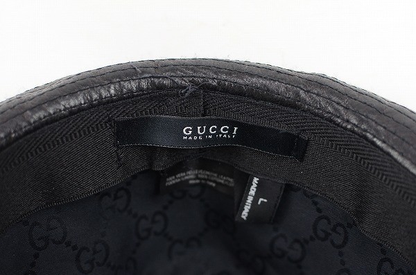 MN-0784 GUCCI グッチ シェリーライン サファリハット バケットハット