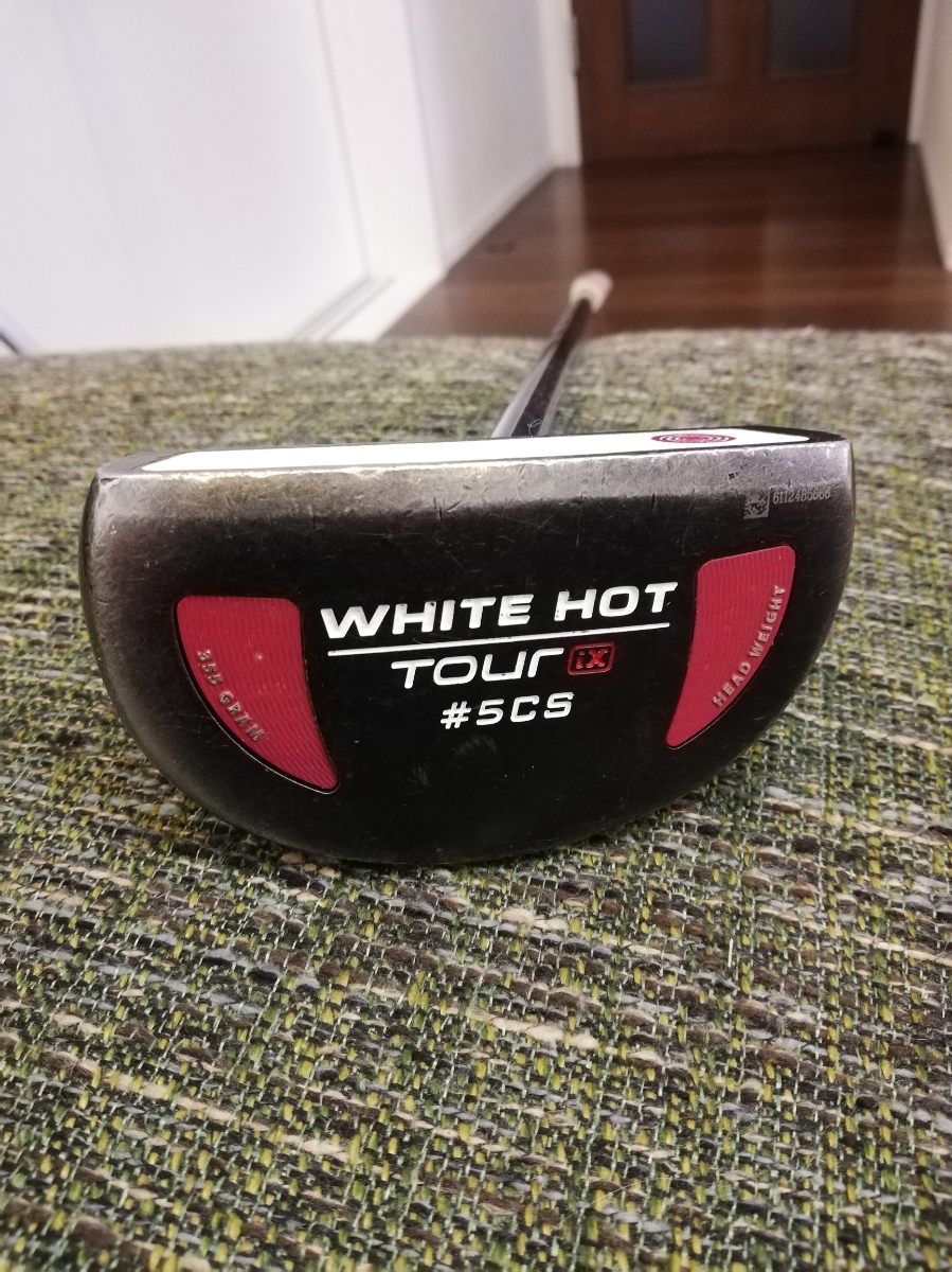 新品，新作登場 1-19 オデッセイ ホワイトホット ツアーiX #5CS パター ゴルフクラブ/ ODYSSEY WHITE HOT TOURiX muziik 右利き センターシャフト(オデッセイ)｜売買されたオークション情報、yahooの商品情報をアーカイブ 男性右きき用