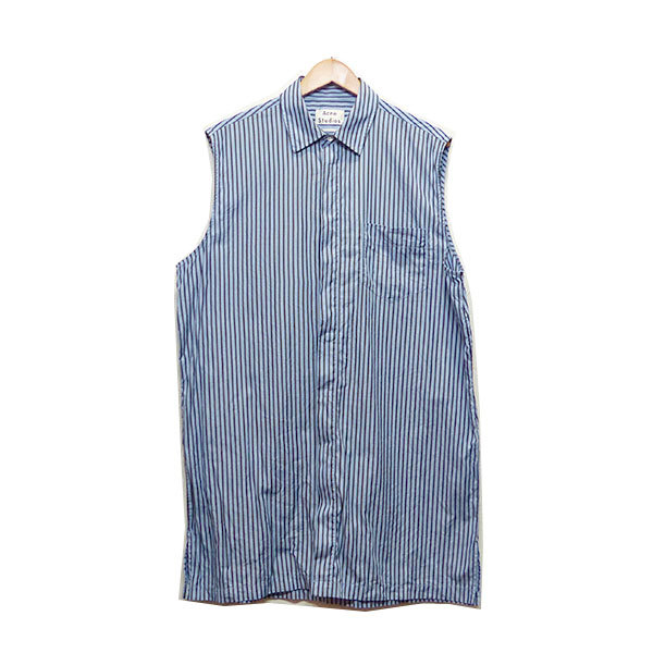 acne studios 16SS ノースリーブ ストライプ シャツ 46 Acne - Studios 