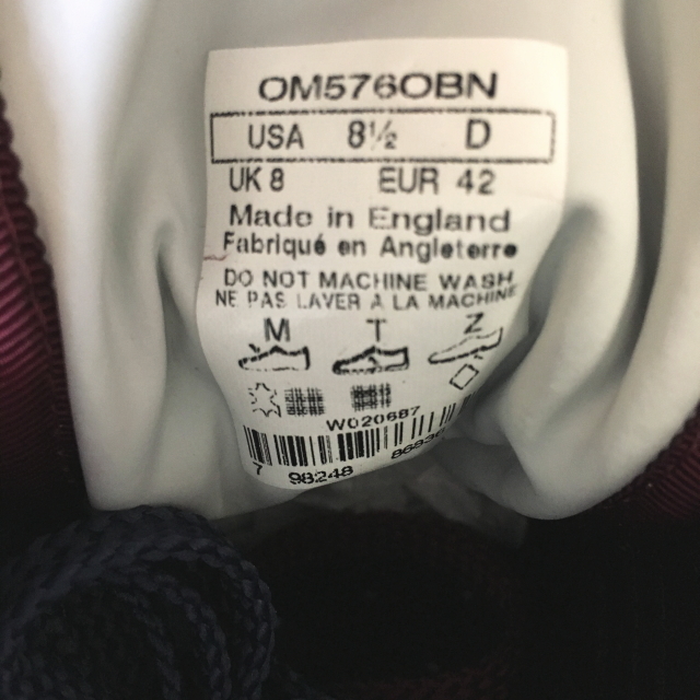 1円スタート☆新品 ニューバランス OM576OBN 26.5cm Made in England 