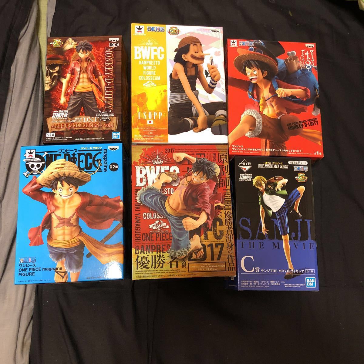 100%新品，人気 ワンピースフィギュア 1番くじ 6体セット ルフィ ウソップ ルフィ サンジC賞 ルフィ ルフィ(その他)｜売買されたオークション情報、yahooの商品情報をアーカイブ公開 - オークファン その他